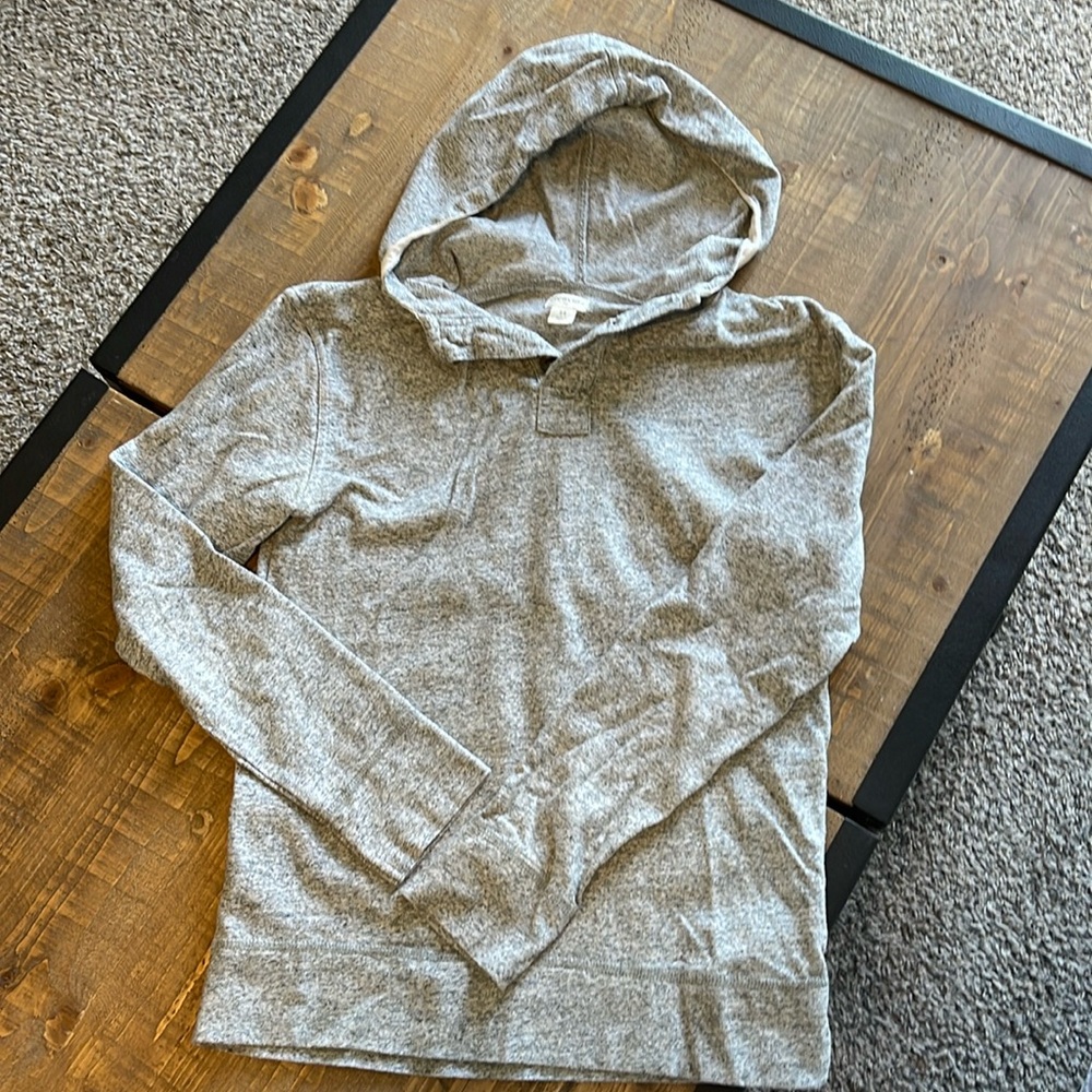 Crewcuts J Crew grey hoodie size 14